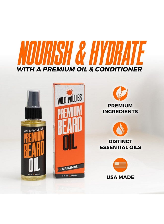 وايلد ويليس زيت اللحية للرجال - مكونات طبيعية تعمل على تعزيز الترطيب العميق - تزيل الحكة والقشرة - علاج تنعيم عميق - أفضل زيت وبلسم للحية - 2 أونصة سائلة - Image 2