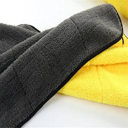 Four Season Ultra-Thick Double Sided 600 GSM Microfiber Car Cleaning Cloth for Detailing & Polishing for Car,Home & Kitchen,Mobile,Laptop,Office-Lint Free Dual Layer Super Absorbent Towel (1) - Image 5