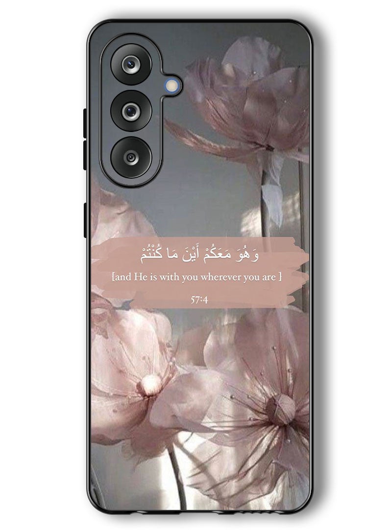 Theodor Case Compatible with Samsung Galaxy F36/ M36 6.7 Inch Protection Shockproof Bumper Cover He is with you - Image 1