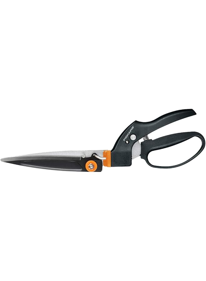 Fiskars Garden 392171 1001 Swivel Grass Shears Black Orange - Image 1