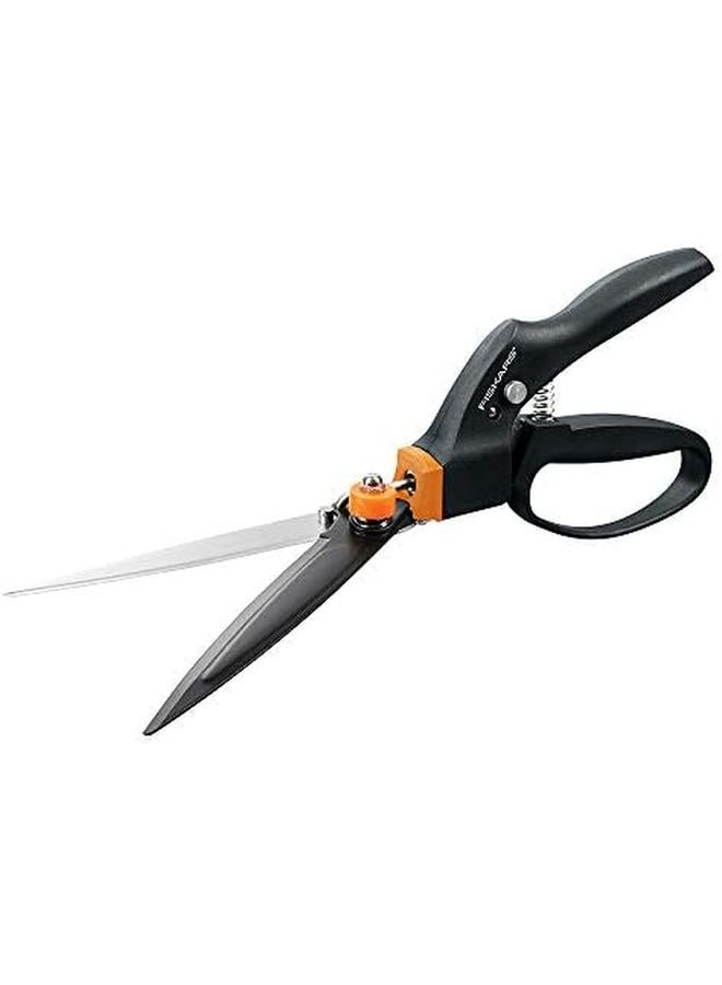Fiskars Garden 392171 1001 Swivel Grass Shears Black Orange - Image 2