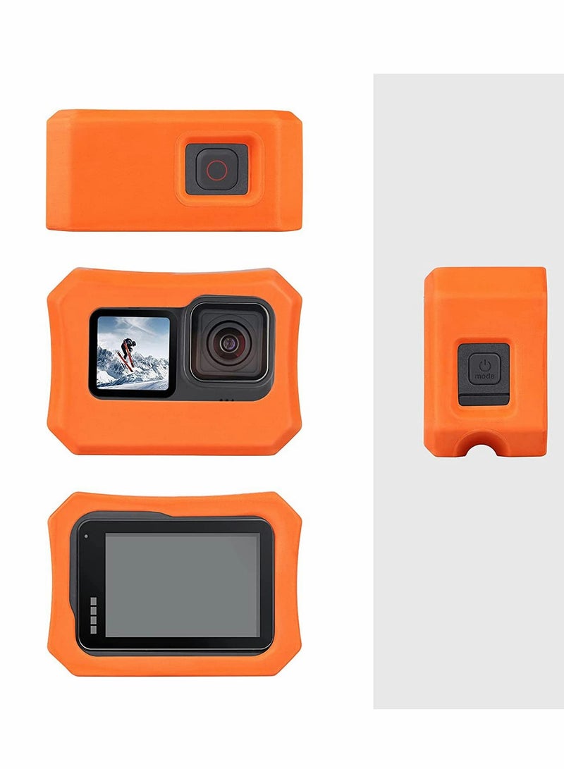 Barakah Floaty Case for Hero 10/9 Black, Vitality Orange Floating Case with Long Screw, Float Buoyancy Cover Box - Image 5