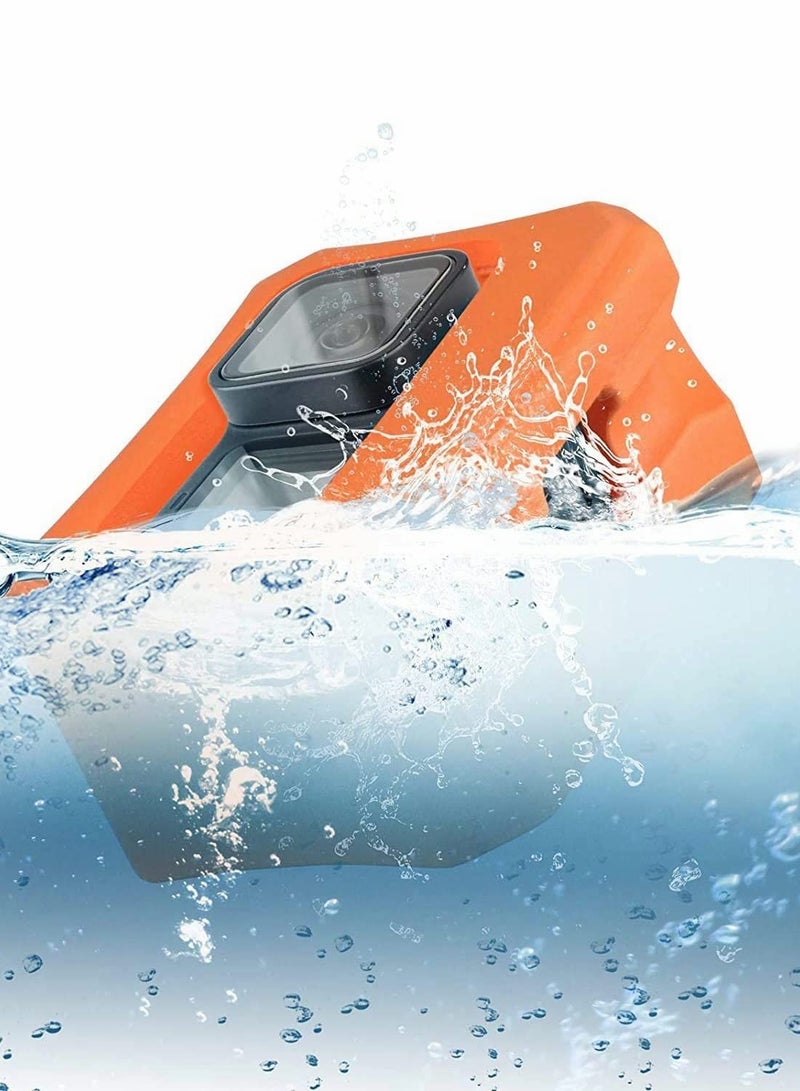 Barakah Floaty Case for Hero 10/9 Black, Vitality Orange Floating Case with Long Screw, Float Buoyancy Cover Box - Image 2
