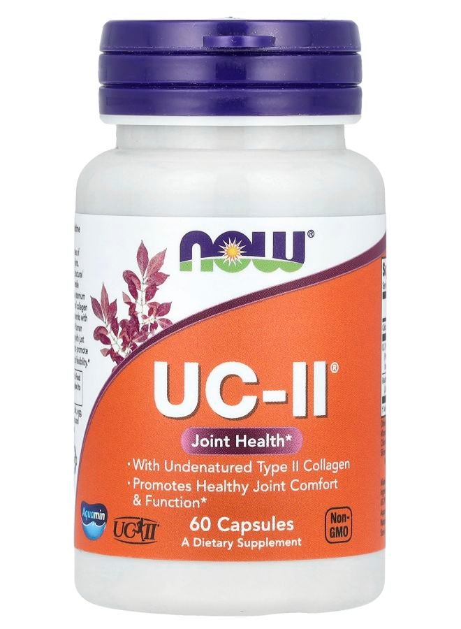 now UC-II صحة المفاصل مع الكولاجين من النوع الثاني غير المتغير 60 كبسولة