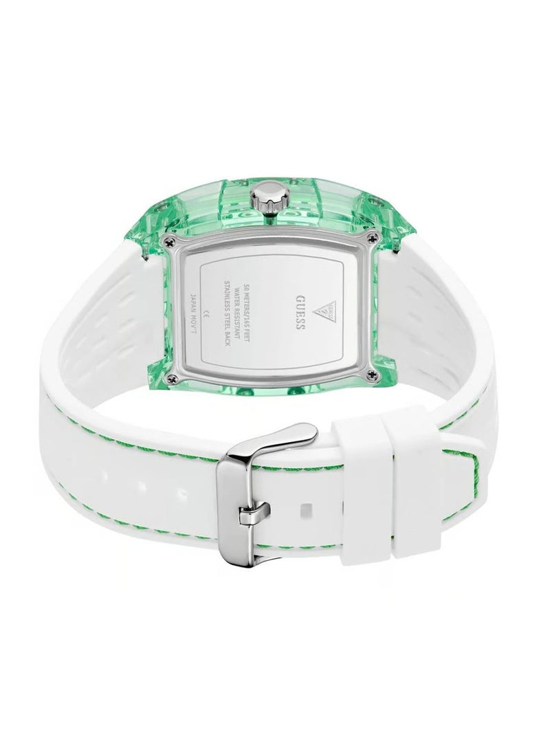 GUESS Men's Phoenix Quartz Analog Green Dial Watch GW0499G10 - 41.5 mm - Image 4