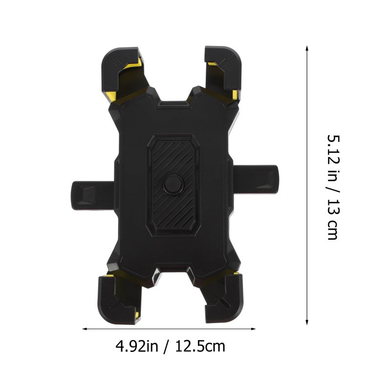 Universal Motorcycle Phone Mount Holder With Four Claw Grip Anti Vibration For Navigation - Image 3