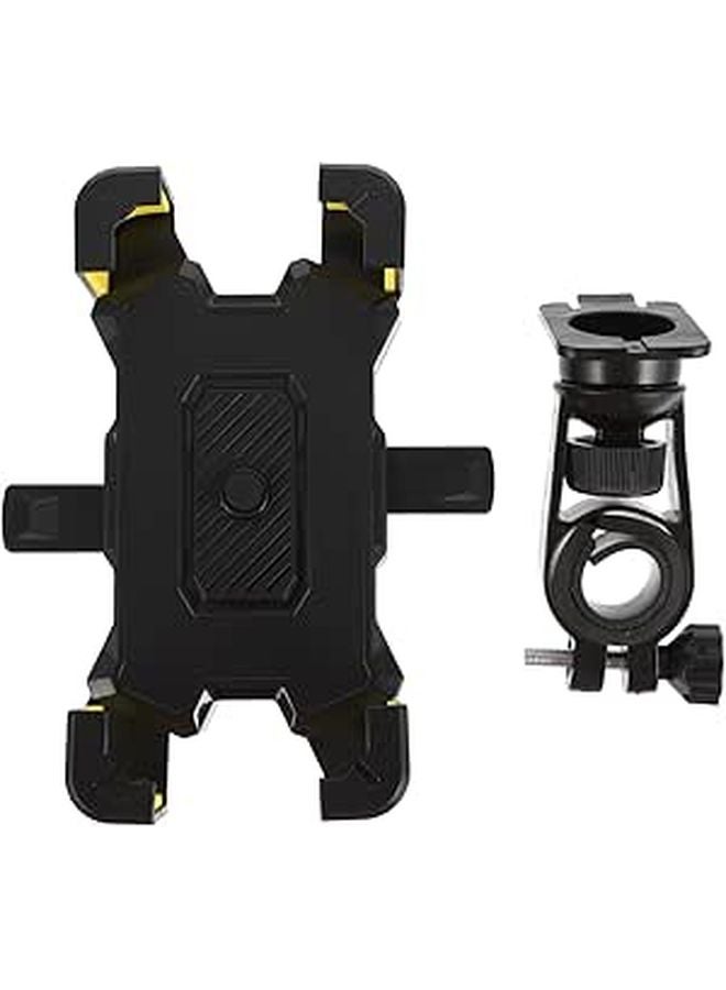 Universal Motorcycle Phone Mount Holder With Four Claw Grip Anti Vibration For Navigation - Image 1