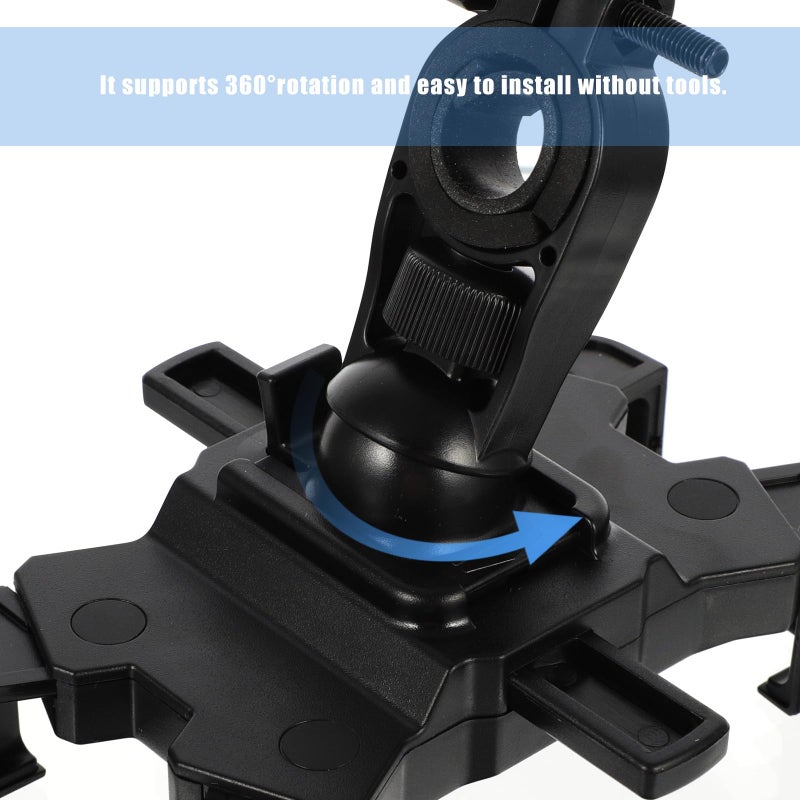 Universal Motorcycle Phone Mount Holder With Four Claw Grip Anti Vibration For Navigation - Image 5