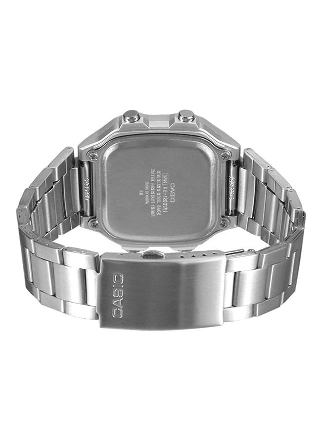 CASIO Men Youth Series Quartz Analog-Digital Watch AE-1200WHD-1AVDF - 42 mm - Silver - Image 4