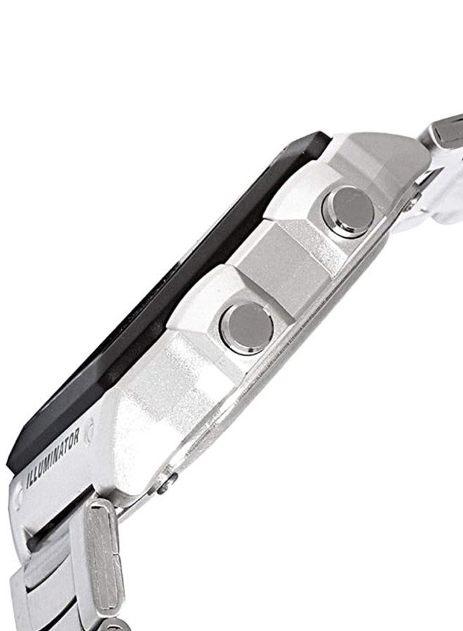 CASIO Men Youth Series Quartz Analog-Digital Watch AE-1200WHD-1AVDF - 42 mm - Silver - Image 3