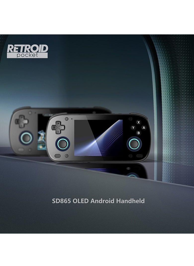 Retroid Pocket - Retroid Pocket MINI Portable Retro Console Android 6GB/128GB Adreno 650 WiFi Bluetooth 3D illuminated hall sticks 3.7 inch AMOLED touchscreen Type C OTG connection  4,000mah 27W fast charge Built-in official OTA (Orange) - Image 1