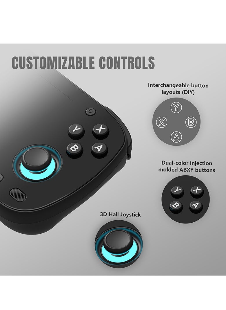 Retroid Pocket - Retroid Pocket MINI Portable Retro Console Android 6GB/128GB Adreno 650 WiFi Bluetooth 3D illuminated hall sticks 3.7 inch AMOLED touchscreen Type C OTG connection  4,000mah 27W fast charge Built-in official OTA (Orange) - Image 1