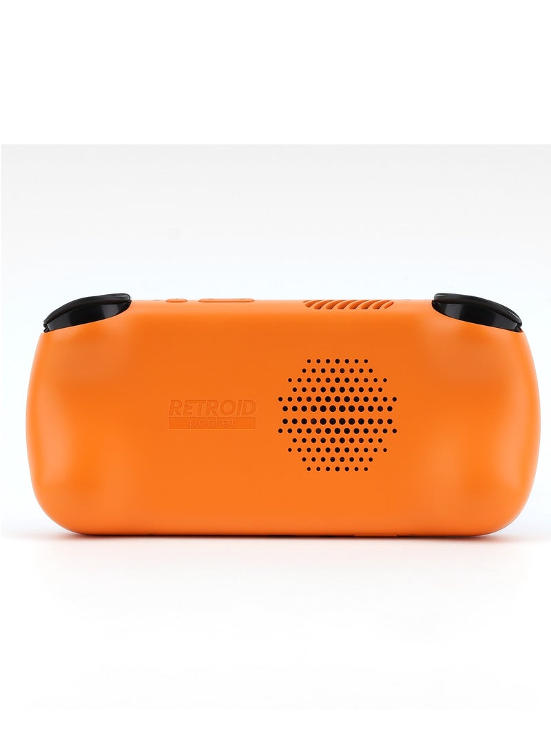 Retroid Pocket - Retroid Pocket MINI Portable Retro Console Android 6GB/128GB Adreno 650 WiFi Bluetooth 3D illuminated hall sticks 3.7 inch AMOLED touchscreen Type C OTG connection  4,000mah 27W fast charge Built-in official OTA (Orange) - Image 1