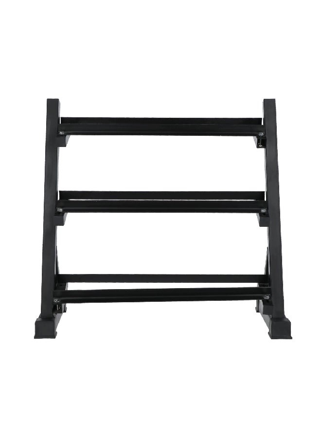 BODY SCULPTURE High Quality  Metal 10-Pair Dumbbell Rack Black  - Image 1