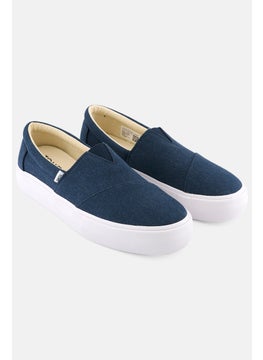 TOMS Women Alp Fenix Platform Slip On Shoes, Blue  - Image 1