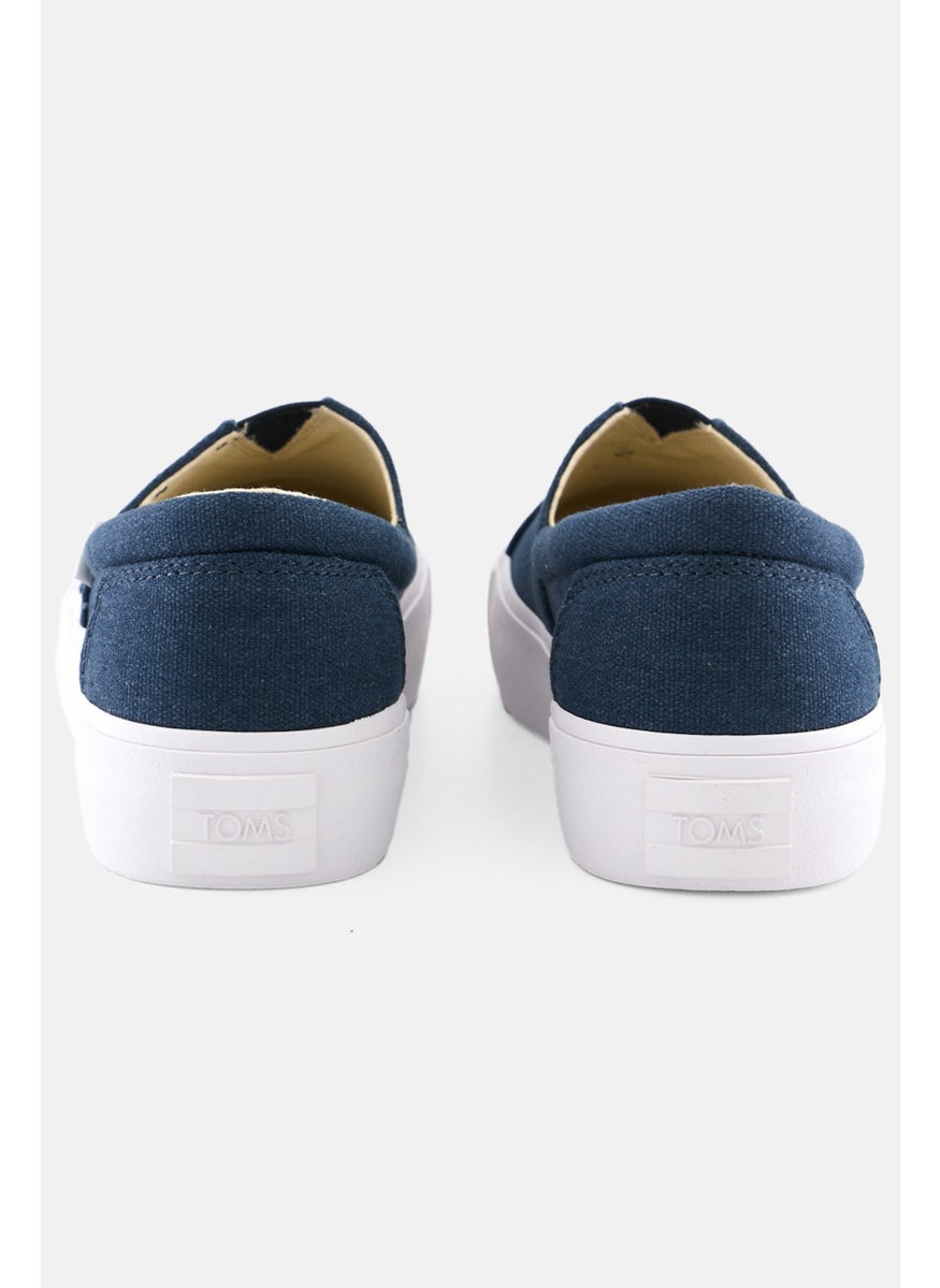 TOMS - Women Alp Fenix Platform Slip On Shoes, Blue - Image 1