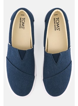 TOMS Women Alp Fenix Platform Slip On Shoes, Blue  - Image 4