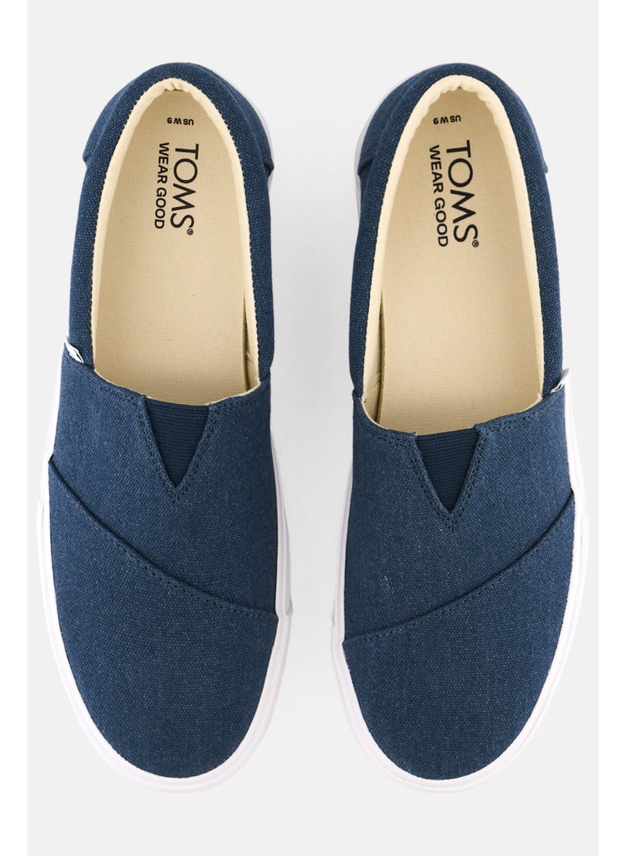 TOMS - Women Alp Fenix Platform Slip On Shoes, Blue - Image 1