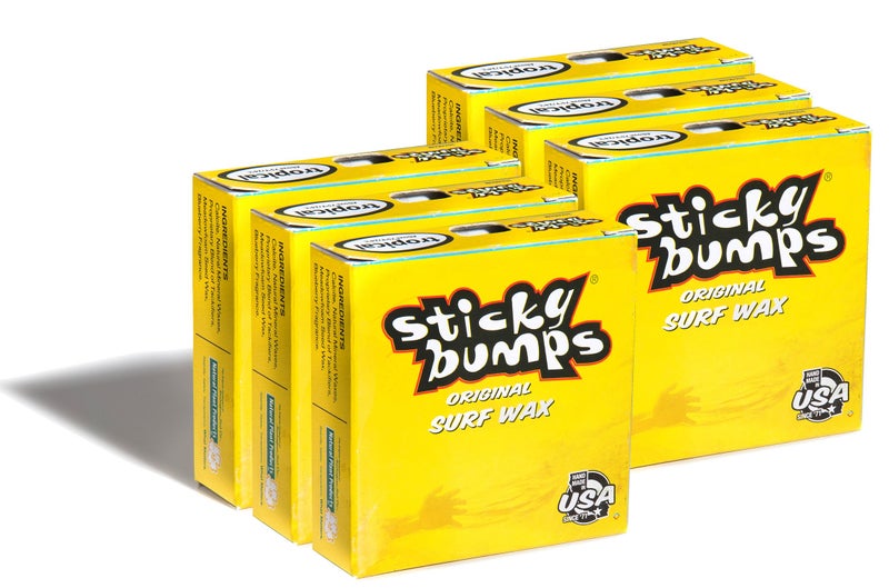 Sticky Bumps شمع لوح التزلج الأصلي من ستكي بامبس (استوائي، 6 عبوات) - Image 1