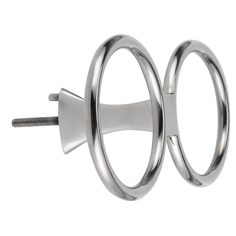 Polished 316 Stainless Steel Dual Ring Cup Holder - Flanged Base Boat Drink Holder for Boat Yacht RV Truck - Image 4