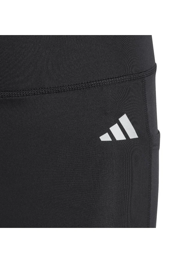 adidas جوارب تدريب أوبتي ليج سوداء للأطفال من - سنوات