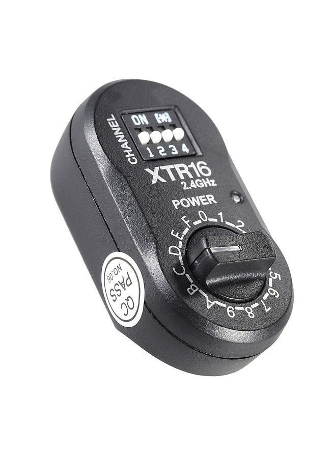 XTR-16 2.4G Wireless X-system Remote Control Flash Receiver for X1C X1N XT-16 Transmitter Trigger Wistro AD360/DE/QT/DP/QS/GS/GT Series  - Image 2