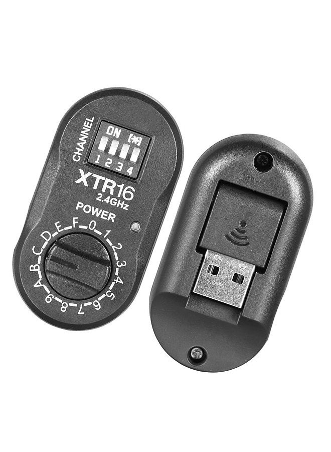 XTR-16 2.4G Wireless X-system Remote Control Flash Receiver for X1C X1N XT-16 Transmitter Trigger Wistro AD360/DE/QT/DP/QS/GS/GT Series  - Image 5