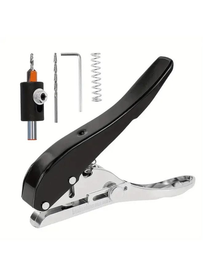 10mm Manual Punch Press Tool Professional Woodworking Edge Banding Set Metal Countersink Drill Bit - Image 5