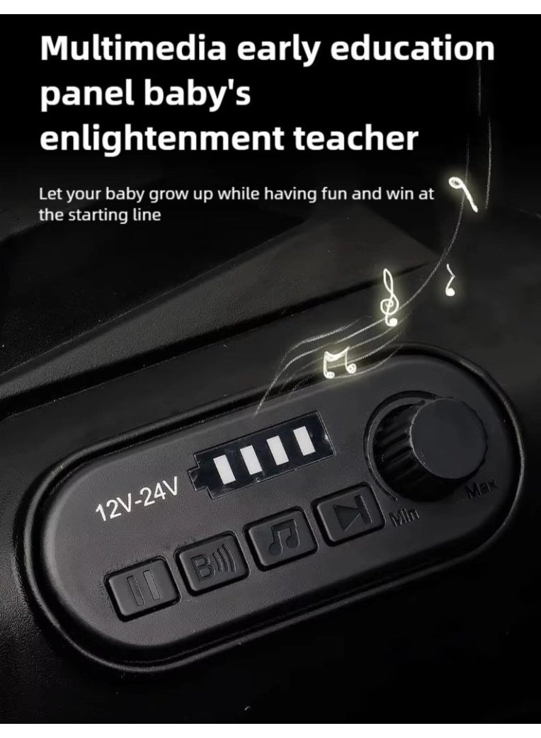 لحظة مرح سيارة جيب كهربائية كبيرة مزودة ببابين وبطارية وتعمل بجهاز تحكم عن بعد ويمكن للاطفال ركوبها وقيادتها - Image 2