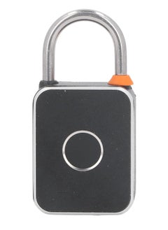 Fingerprint Padlock with Dual Unlocking Methods, Durable Aluminum Alloy Construction, Enhanced Security for Cabinets, Fitness Facilities, and Toolboxes. Perfect for Reliable Locking Solutions.