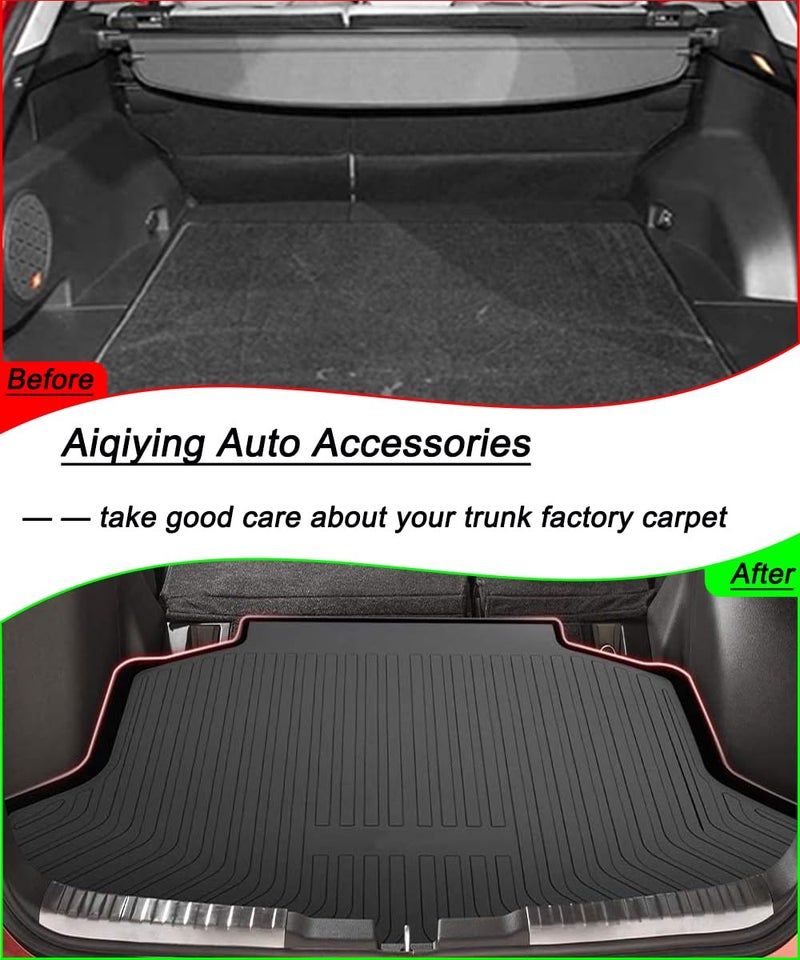 Aiqiying CRV Cargo Liners - All-Weather Protection Rear Trunk Tray Floor Mats Compatible with Honda CRV 2007-2016，3D-Designed Waterproof Durable Odorless Custom-Fit TPO Accessories - Image 2