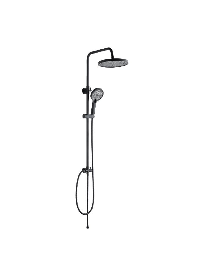 Aqua Drop Wall Mounted Installation Retro Fit Shower System Black 6.5 x 98 x 35 cm DF594B