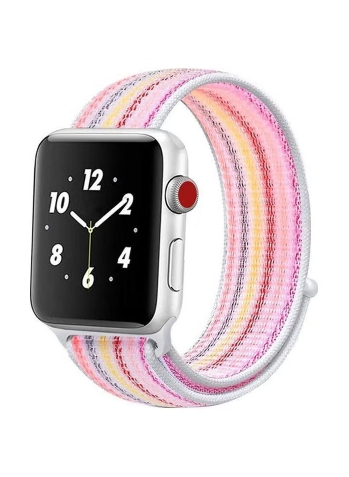 HuHa Replacement Band for Watch Series 5/4/3/2/1 40/38 mm  Pink Rainbow  - Image 1