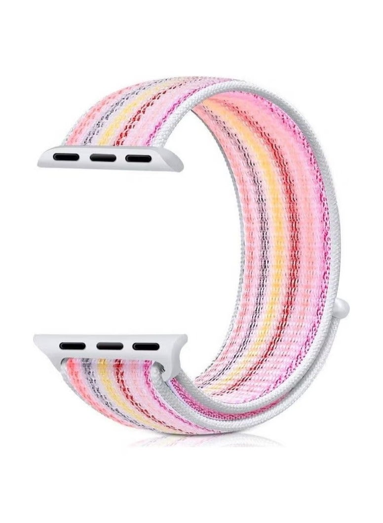 HuHa Replacement Band for Watch Series 5/4/3/2/1 40/38 mm  Pink Rainbow  - Image 2