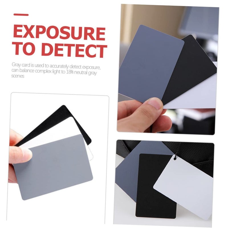 Black Photography Card With Lanyard For Accurate Exposure Calibration - Image 5