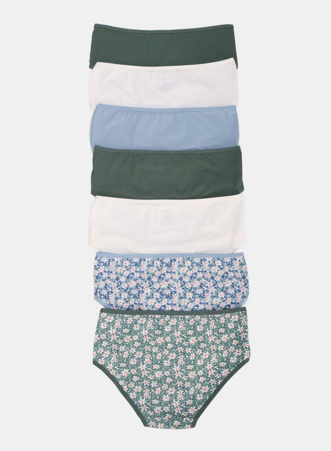 Carina Pack of 7 Colored Brief Panties - Image 2