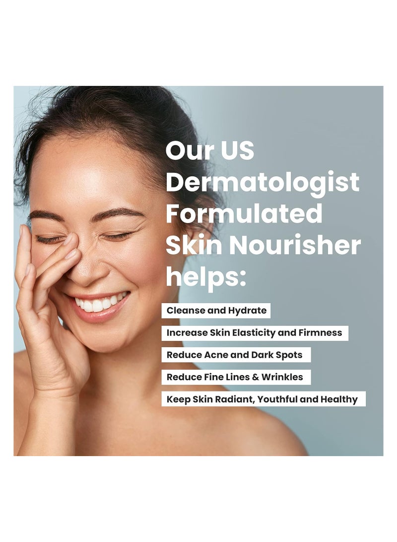 WELLBEING NUTRITION Skin Fuel | Glutathione & Collagen Tablets | Skin Glow and Radiance for Men & Women | Hyaluronic Acid, Grape Seed, Vitamin E (15 Effervescent Tablets) Pack of 4 - Image 3