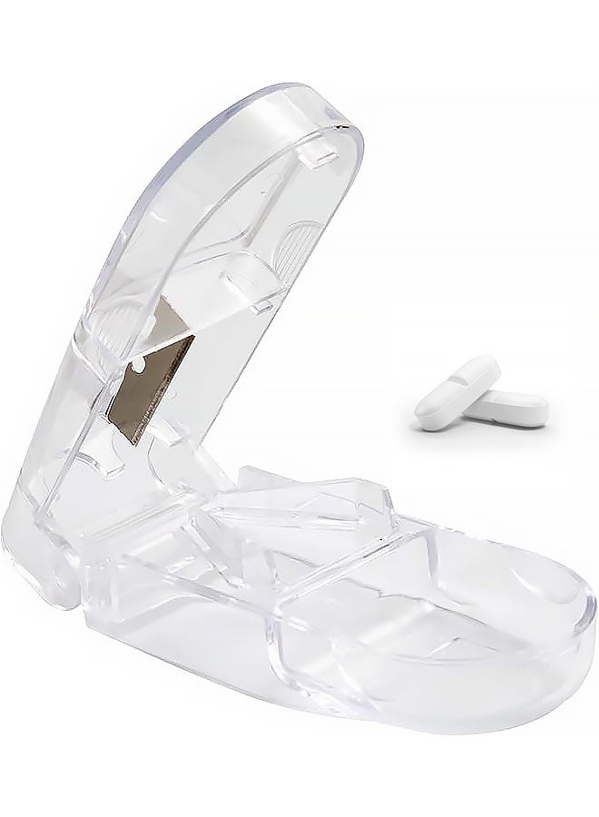 قاطع حبوب واحد مزود بشفرة قطع مزدوجة الشطف، مناسب للحبوب الصغيرة والكبيرة والأقراص، يقطع الحبوب إلى نصفين بسهولة - Image 1