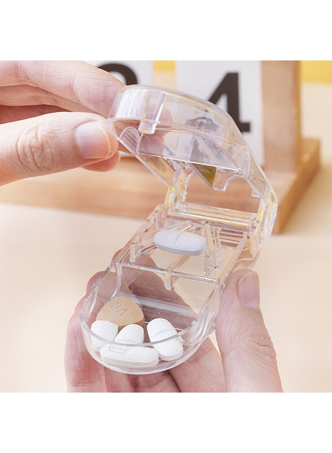 قاطع حبوب واحد مزود بشفرة قطع مزدوجة الشطف، مناسب للحبوب الصغيرة والكبيرة والأقراص، يقطع الحبوب إلى نصفين بسهولة - Image 5