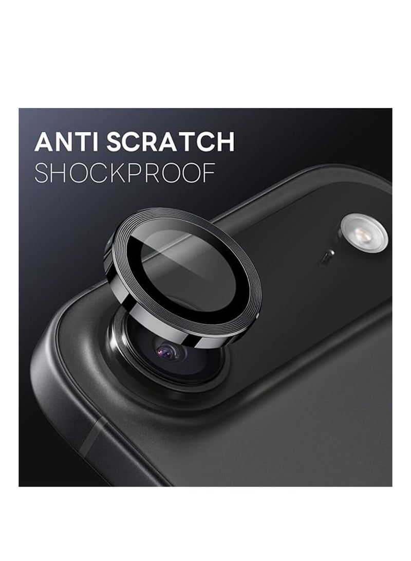 GMATE For Apple iPhone 17 Air -  Tempered Glass High-Definition 3D Lens Protector , Tempered Glass Camera Guard with Anti-Scratch and Drop Protection - Black - Image 2