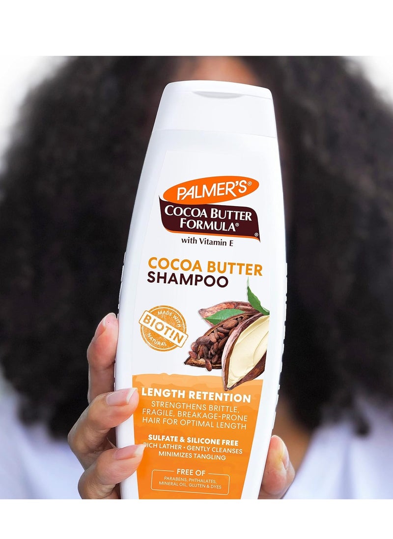 PALMER'S - Palmer's Cocoa Butter Formula Biotin Length Retention Shampoo, 13.5 Fl Oz - Image 1