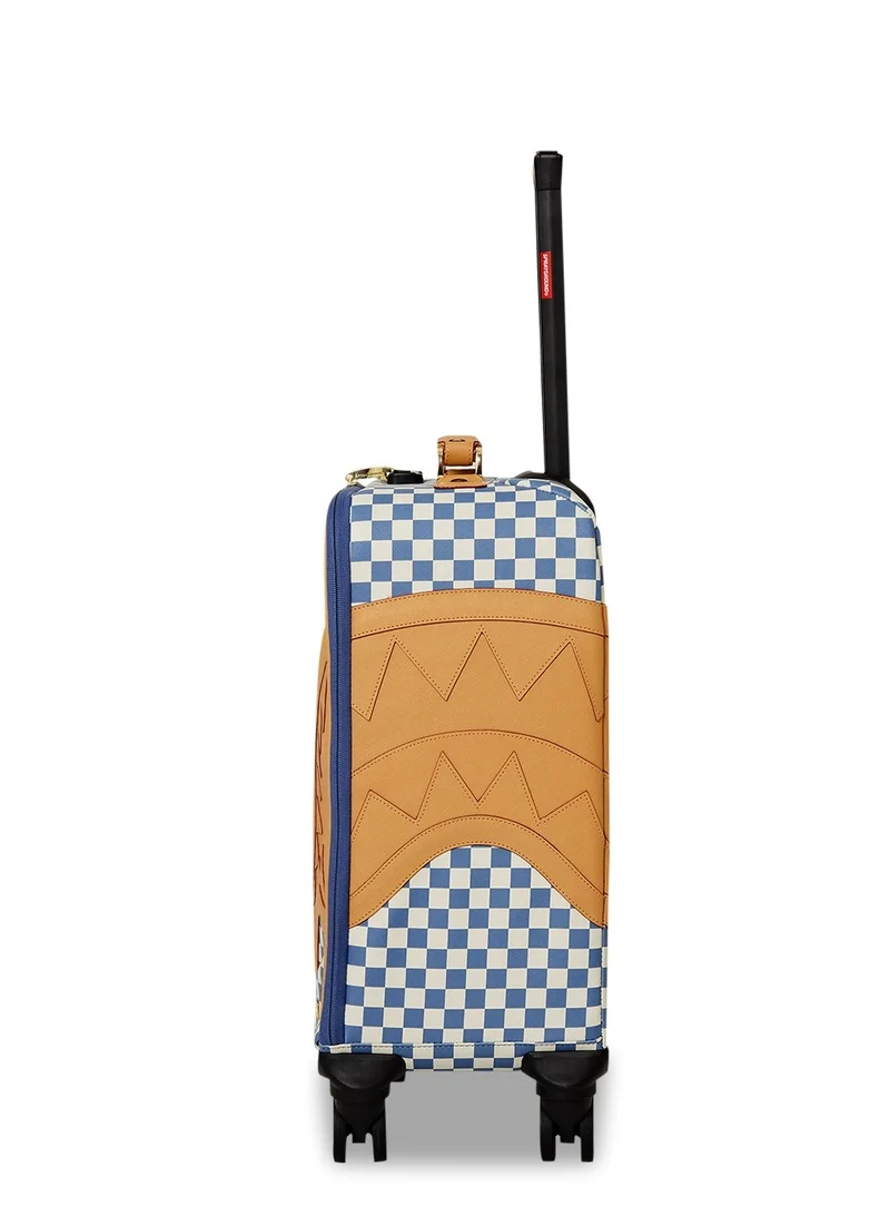 SPRAYGROUND LETTER CHECKERS CARRY LUGGAGE