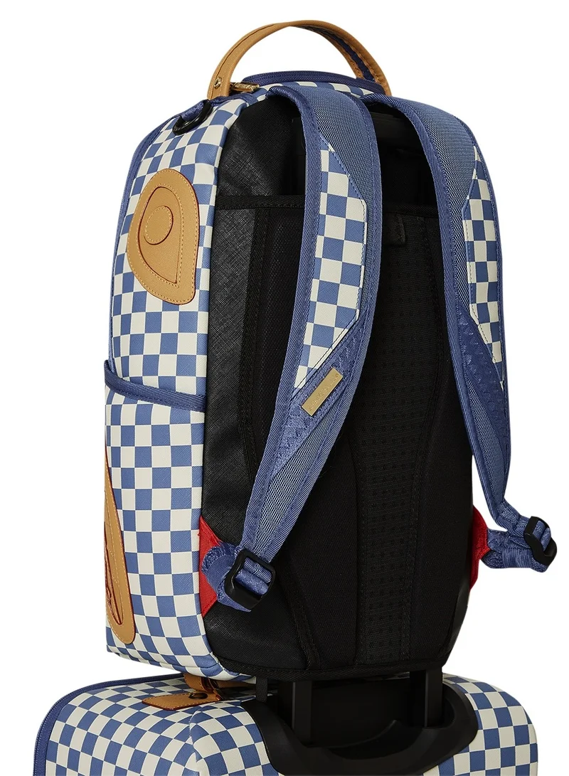 SPRAYGROUND LETTER CHECKERS CARRY LUGGAGE