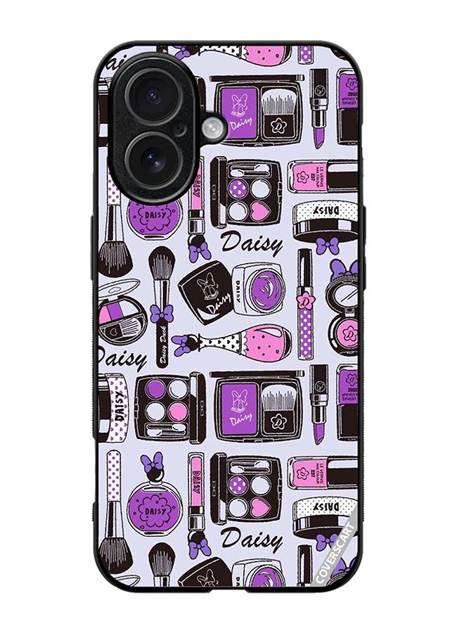 Protective Case Cover For Apple iPhone 17 Makeup Theme Pattern Design Multicolour