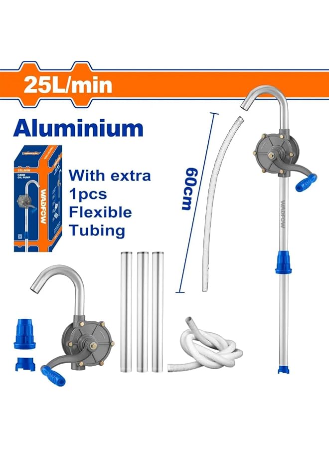 وادفو مضخة زيت يدوية من الفولاذ الكربوني Why2535، قطر 125 مم - Image 2