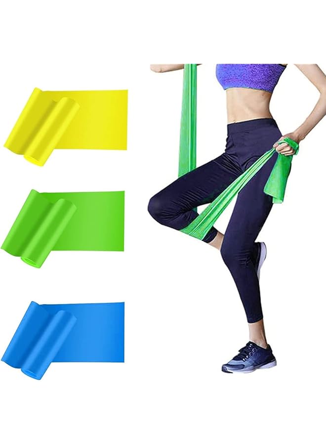 SAGREENY Resistance Bands Elastic Exercise Bands 3 Pack Physical Therapy Tension Band Recovery Band Workout Strength Training Bands for Women Yoga Arms Upper Body and Shoulders - Image 1