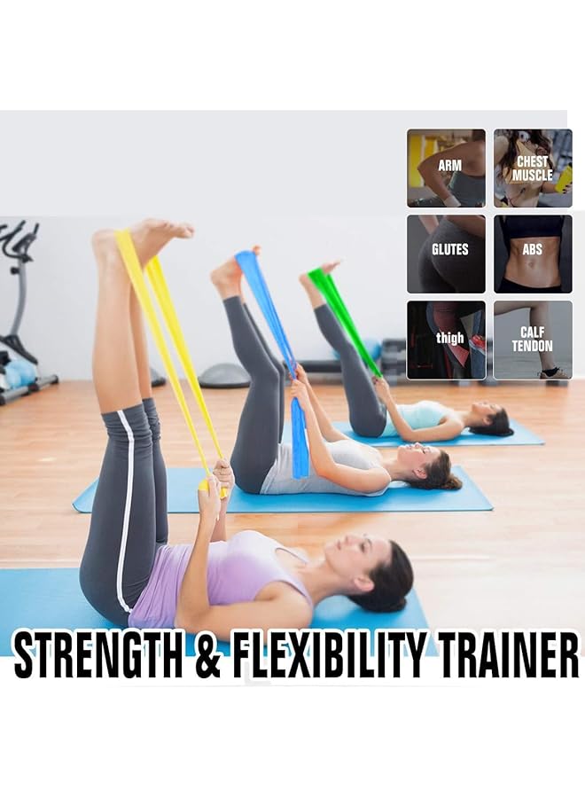 SAGREENY Resistance Bands Elastic Exercise Bands 3 Pack Physical Therapy Tension Band Recovery Band Workout Strength Training Bands for Women Yoga Arms Upper Body and Shoulders - Image 5