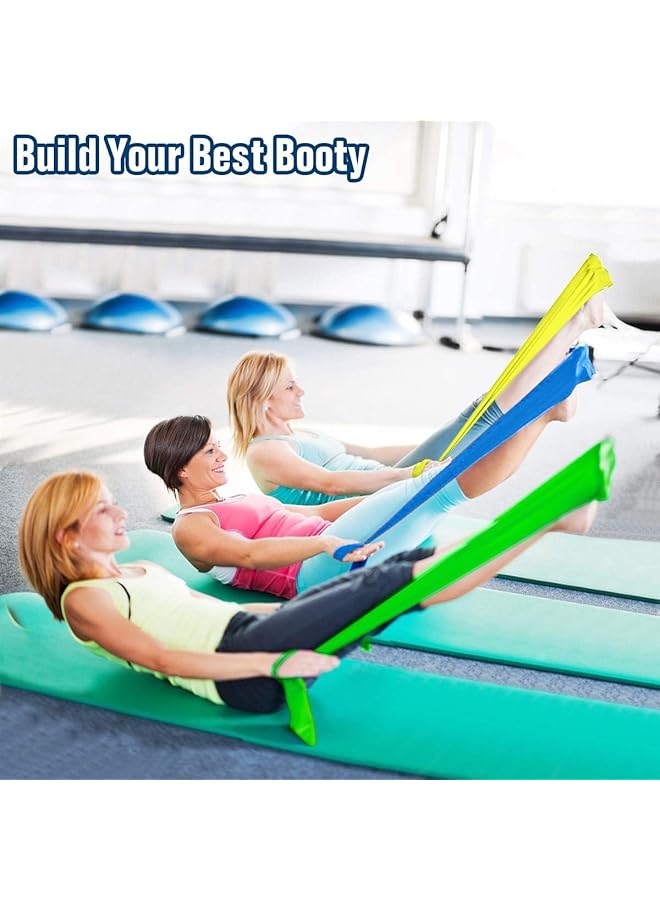 SAGREENY Resistance Bands Elastic Exercise Bands 3 Pack Physical Therapy Tension Band Recovery Band Workout Strength Training Bands for Women Yoga Arms Upper Body and Shoulders - Image 2