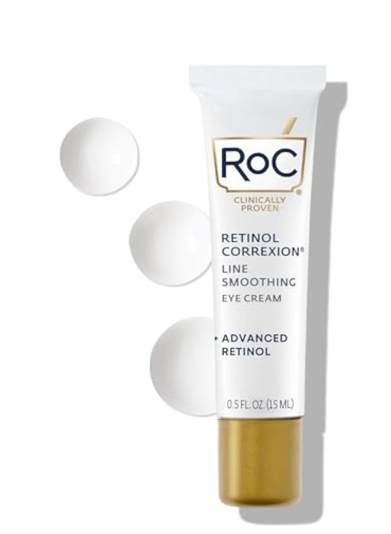 RoC Retinol Correxion Anti-Aging Eye Cream Treatment for Wrinkles, Crows Feet, Dark Circles, and Puffiness.5 fl. oz - Image 1