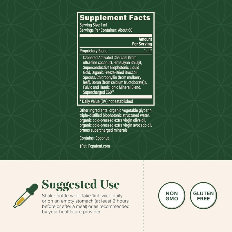 Global Healing Center  MicroSomal Toxin Binder  Detox Support  2 Fl Oz - Image 2